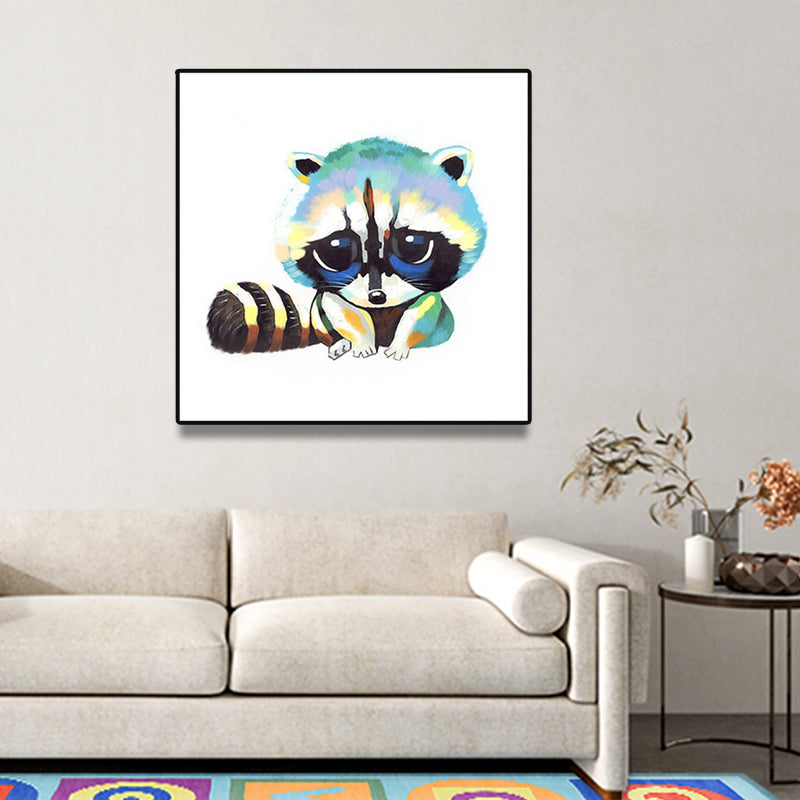 Vivolux | Pop Art Stylisches Tiermuster Wanddeko Helle Farbe Esszimmer Eingewickelte Leinwand