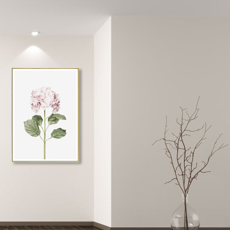 Vivolux | Textured Botanische Malerei Leinwanddruck Zeitgenössische Wandkunst für Mädchen Schlafzimmer