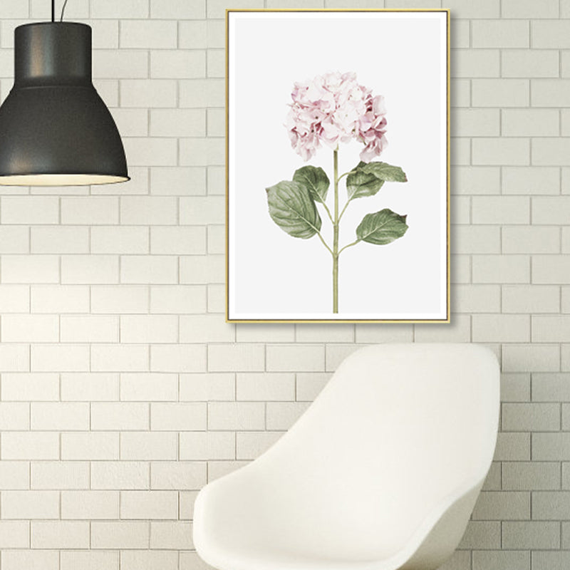 Vivolux | Textured Botanische Malerei Leinwanddruck Zeitgenössische Wandkunst für Mädchen Schlafzimmer