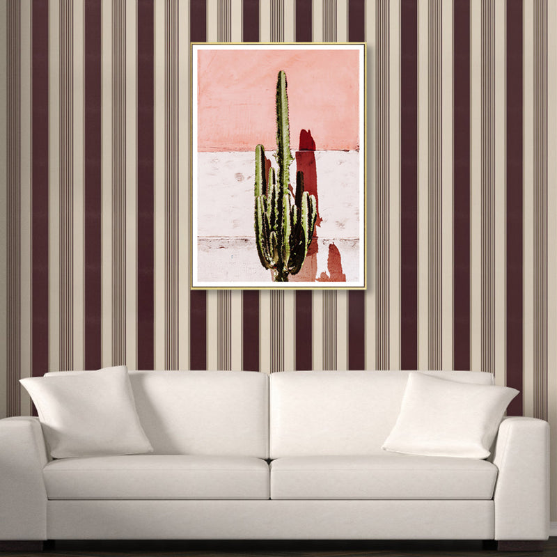 Vivolux | Textured Botanische Malerei Leinwanddruck Zeitgenössische Wandkunst für Mädchen Schlafzimmer