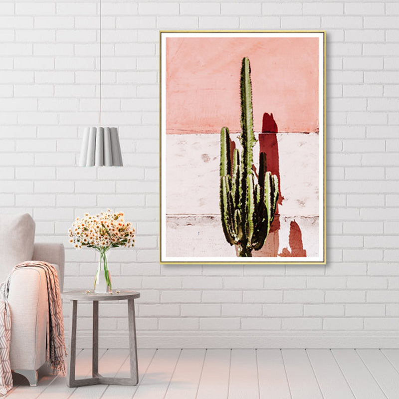 Vivolux | Textured Botanische Malerei Leinwanddruck Zeitgenössische Wandkunst für Mädchen Schlafzimmer