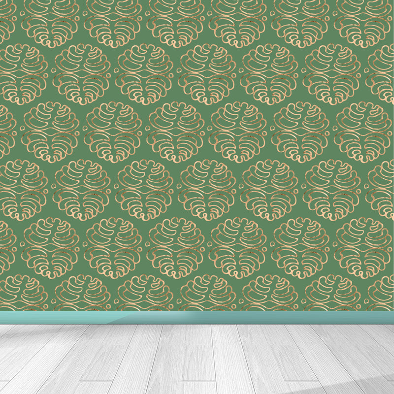 Vivolux | Zachte Kleur Moiré Patroon Behang Vlekbestendige Moderne Badkamer Wandbekleding