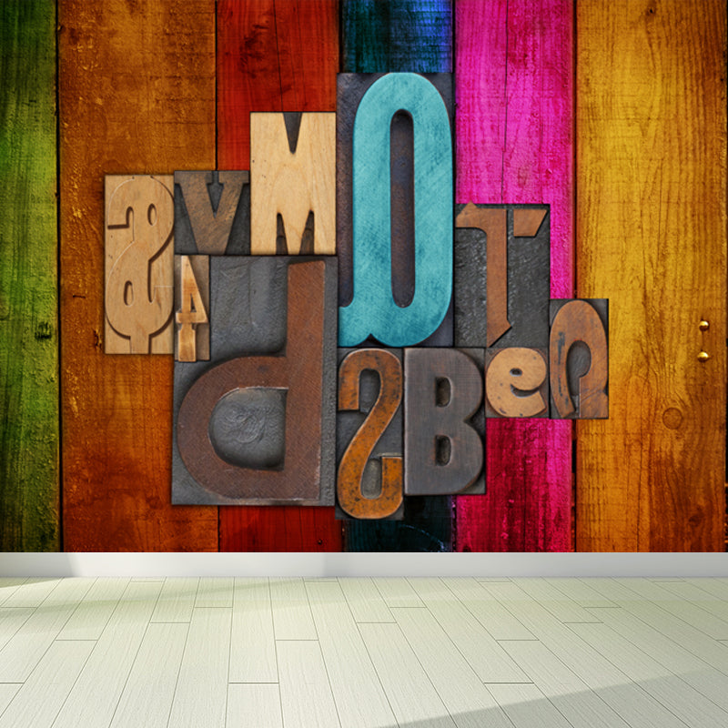 Vivolux | Coole Graffiti Muurbehang Jongenskamer Faux Metaal Wandbekleding, Op Maat Gemaakt
