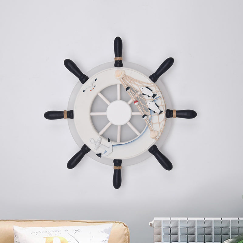 Vivolux | Rudder nachttafel wandlamp acryl LED creatieve wand sconces verlichting in lichtblauw/wit