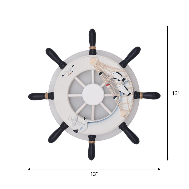 Vivolux | Rudder nachttafel wandlamp acryl LED creatieve wand sconces verlichting in lichtblauw/wit