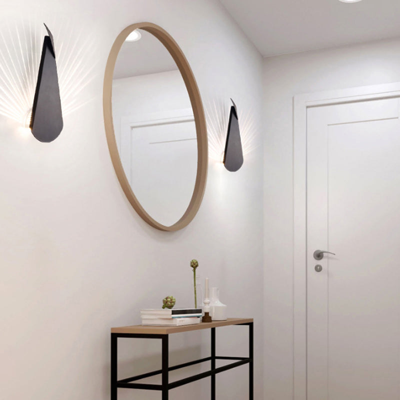Vivolux | Pauwenvormige Wandlamp Dier Metalen Wandlamp für Wohnzimmer Esszimmer
