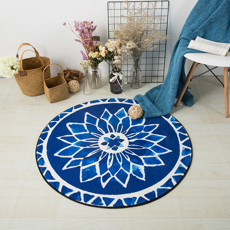 Vivolux | Stijlvolle Mandala Tapijt Pastel Kleur Novelty Vloerkleed Polypropyleen Antislip Tapijt voor Thuisdecoratie