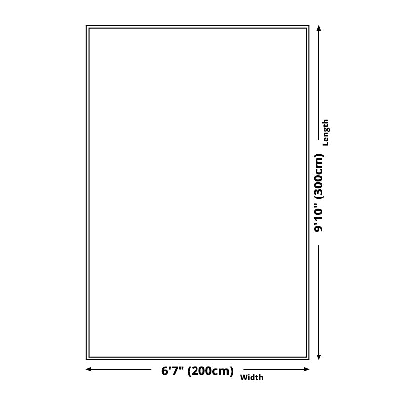 Vivolux | Weicher blauer geometrischer Teppich Polyester Minimalismus Teppich rutschfest haustierfreundlicher Bereichsteppich für das Wohnzimmer