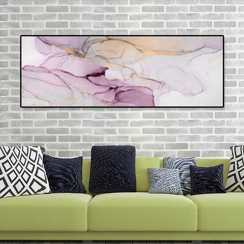 Vivolux | Nordic Flows Muster Wandkunst Sanfte Farben Abstrakte Leinwanddruck für Zuhause Interior