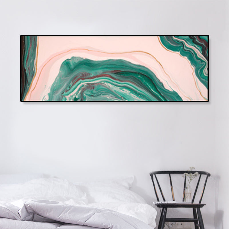 Vivolux | Nordic Flows Muster Wandkunst Sanfte Farben Abstrakte Leinwanddruck für Zuhause Interior