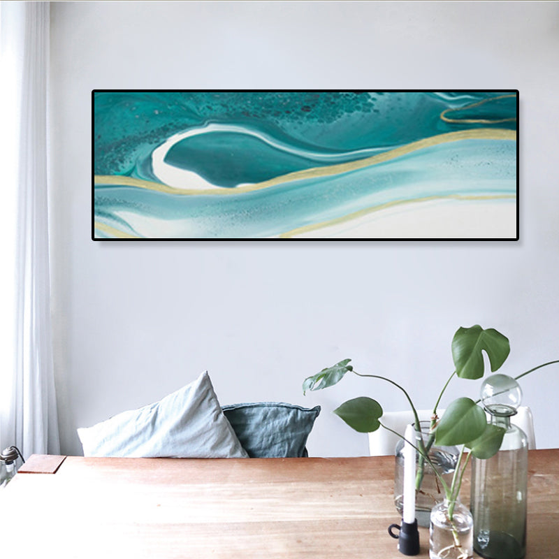 Vivolux | Nordic Flows Muster Wandkunst Sanfte Farben Abstrakte Leinwanddruck für Zuhause Interior