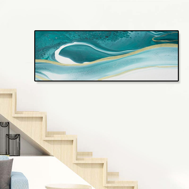 Vivolux | Nordic Flows Muster Wandkunst Sanfte Farben Abstrakte Leinwanddruck für Zuhause Interior