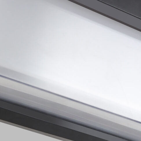 Vivolux | Modern Minimalist Solar Rechteck PC LED Außen Wandleuchte Lampe Für Außenpatio