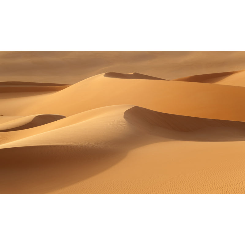 Vivolux | Whole Desert Hill Wallpaper Mural for Home Nature Landscape Wall Art in Yellow, Washable
