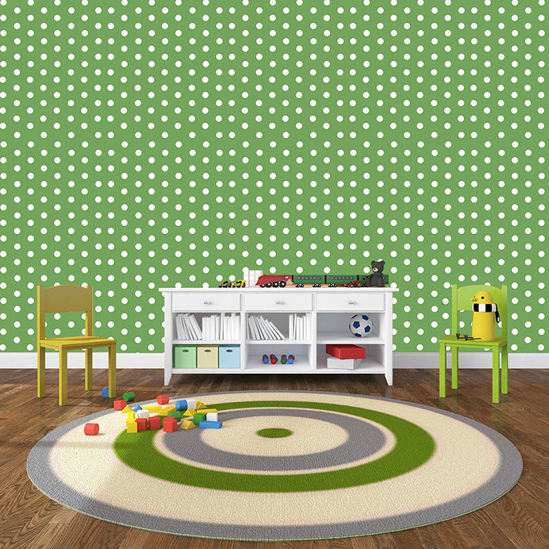 Vivolux | Punkte Tapetenpaneele Abziehen und Aufkleben Kinder-Spielzimmer Wandverkleidung, 4' L x 20,5" B