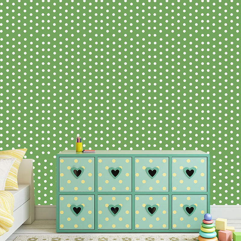 Vivolux | Punkte Tapetenpaneele Abziehen und Aufkleben Kinder-Spielzimmer Wandverkleidung, 4' L x 20,5" B