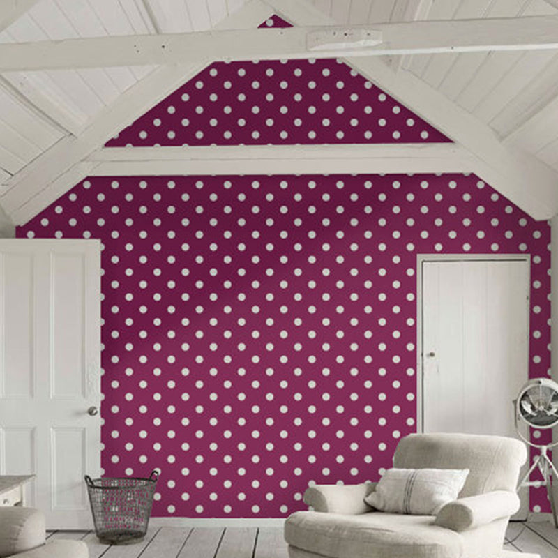 Vivolux | Punkte Tapetenpaneele Abziehen und Aufkleben Kinder-Spielzimmer Wandverkleidung, 4' L x 20,5" B