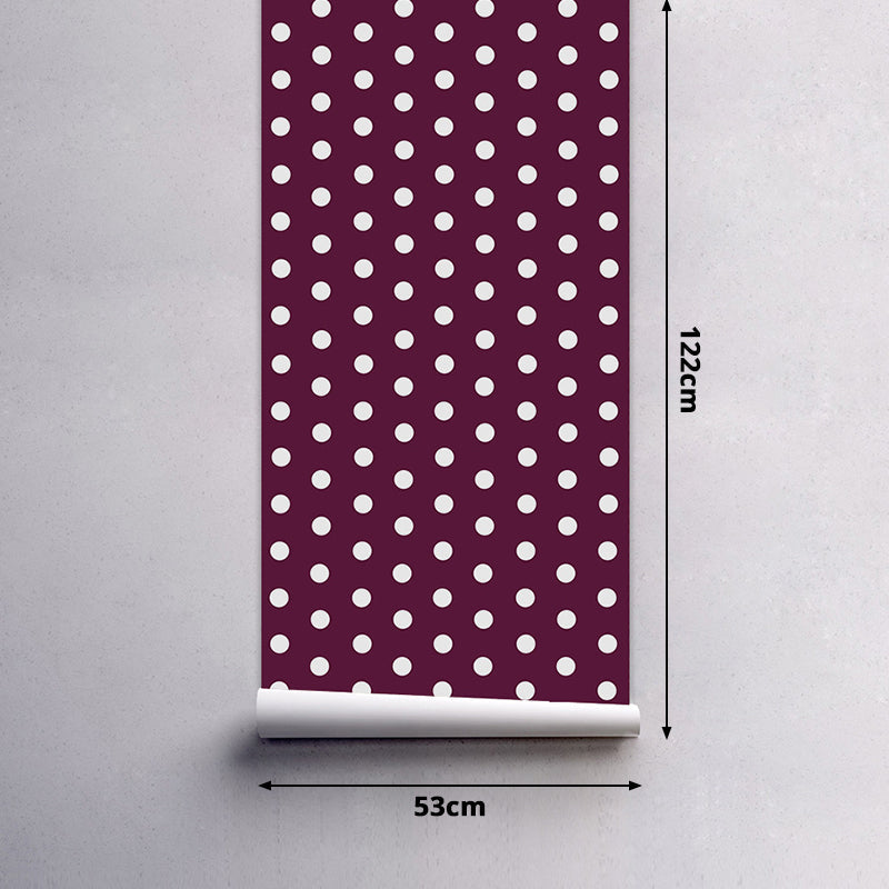 Vivolux | Punkte Tapetenpaneele Abziehen und Aufkleben Kinder-Spielzimmer Wandverkleidung, 4' L x 20,5" B