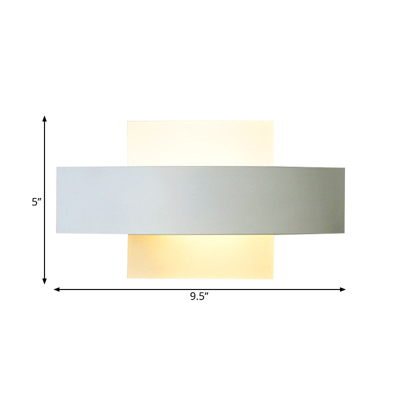 Vivolux | Woonkamer Slim Paneel Wandlamp Acryl Modern Stijl Wit LED Wandlamp