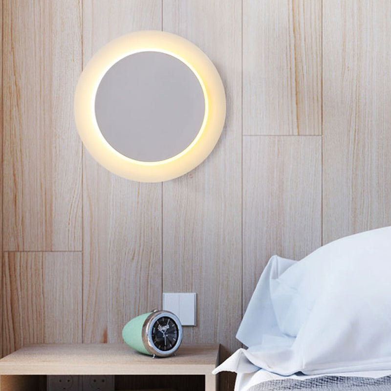 Vivolux | Runde LED-Wandlampe Zeitgenössische Acryl-Wandleuchte für Küche Kinderzimmer