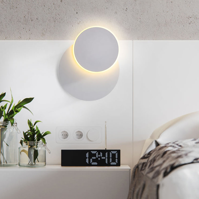 Vivolux | Runde LED-Wandlampe Zeitgenössische Acryl-Wandleuchte für Küche Kinderzimmer
