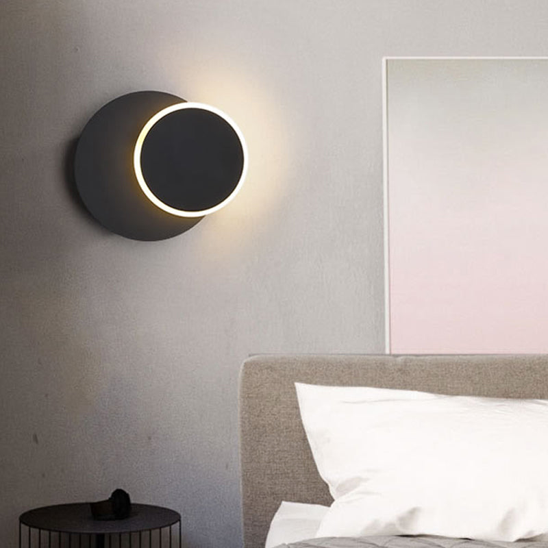 Vivolux | Runde LED-Wandlampe Zeitgenössische Acryl-Wandleuchte für Küche Kinderzimmer
