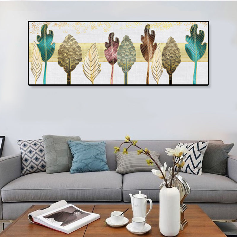 Vivolux | Texturiertes Stillleben Zeichnung Wandkunst Leinwand Nordischer Stil Wanddekoration für das Wohnzimmer
