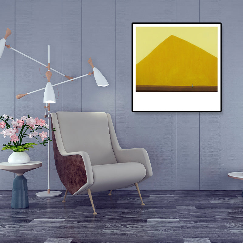 Vivolux | Weiches Feld Landschaftsmalerei Pop Art Texturiertes Leinwanddruck für Raum, Mehrere Größenoptionen
