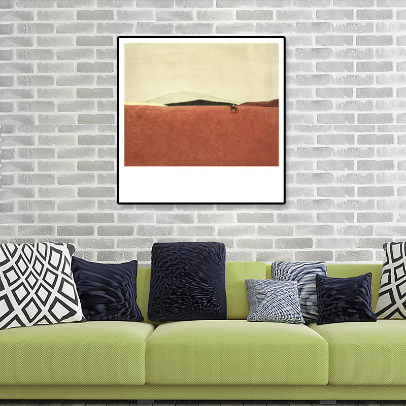 Vivolux | Pop Art Landschaftsmalerei Leinwand Texturiert Pastellfarben Wanddekoration für das Wohnzimmer