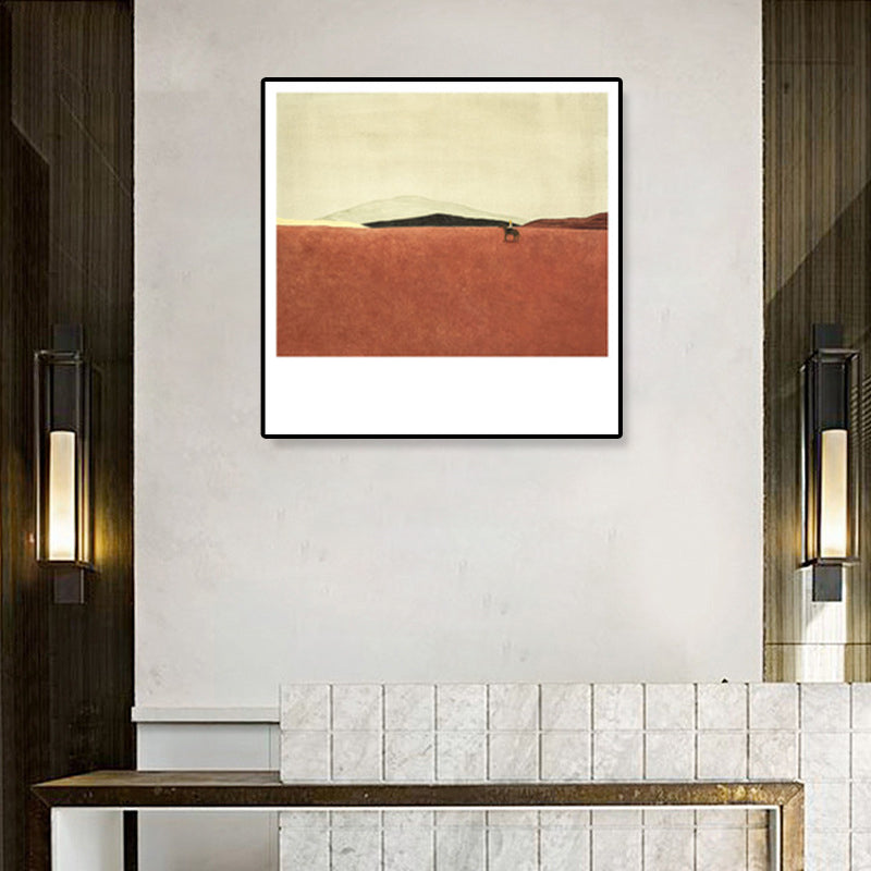 Vivolux | Pop Art Landschaftsmalerei Leinwand Texturiert Pastellfarben Wanddekoration für das Wohnzimmer