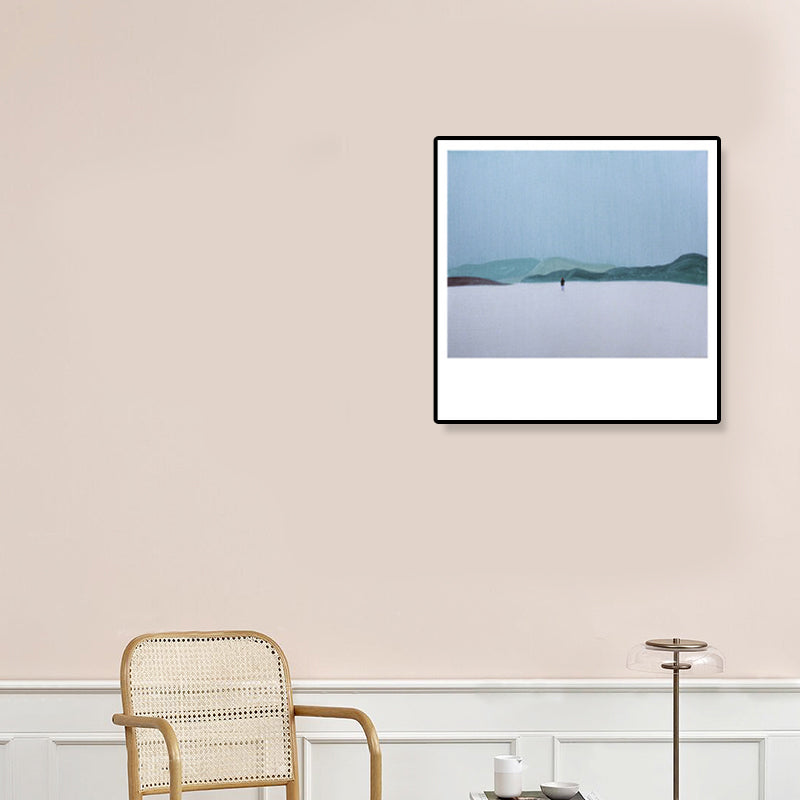 Vivolux | Pop Art Landschaftsmalerei Leinwand Texturiert Pastellfarben Wanddekoration für das Wohnzimmer