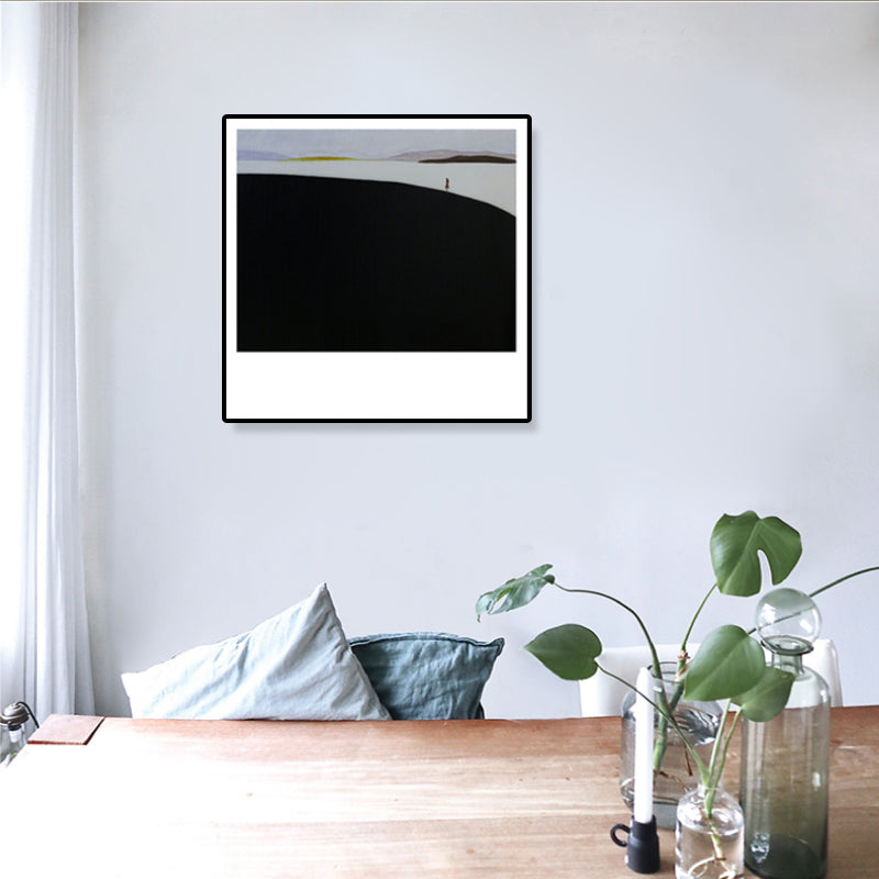 Vivolux | Pop Art Landschaftsmalerei Leinwand Texturiert Pastellfarben Wanddekoration für das Wohnzimmer