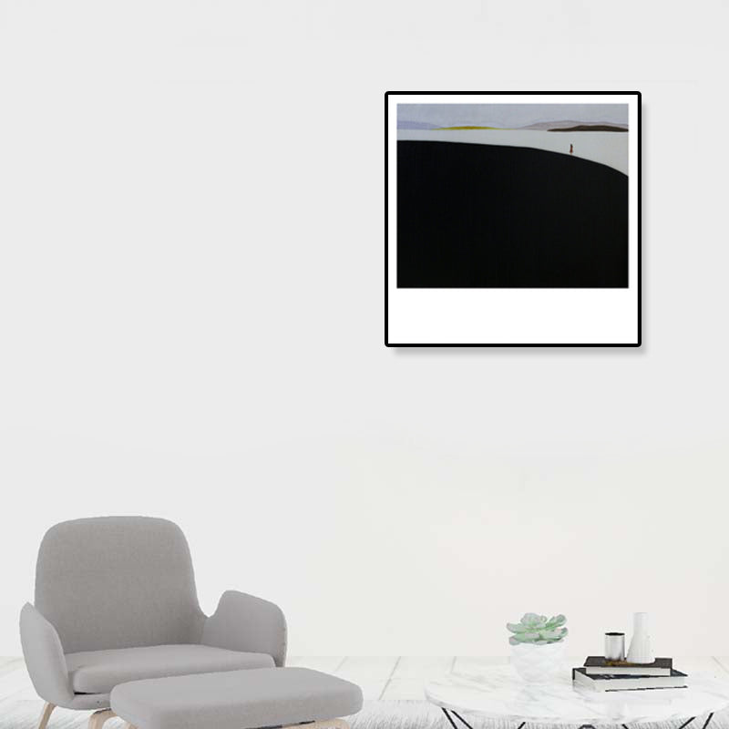 Vivolux | Pop Art Landschaftsmalerei Leinwand Texturiert Pastellfarben Wanddekoration für das Wohnzimmer