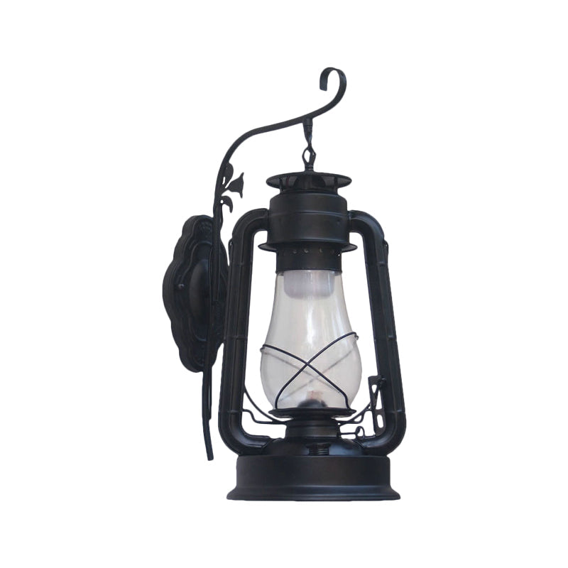 Vivolux | 1 Glühbirne Kerosin Wandmontierte Lichtarmatur Küstenstil Schwarz/Bronze/Kupfer Klarglasbeleuchtung