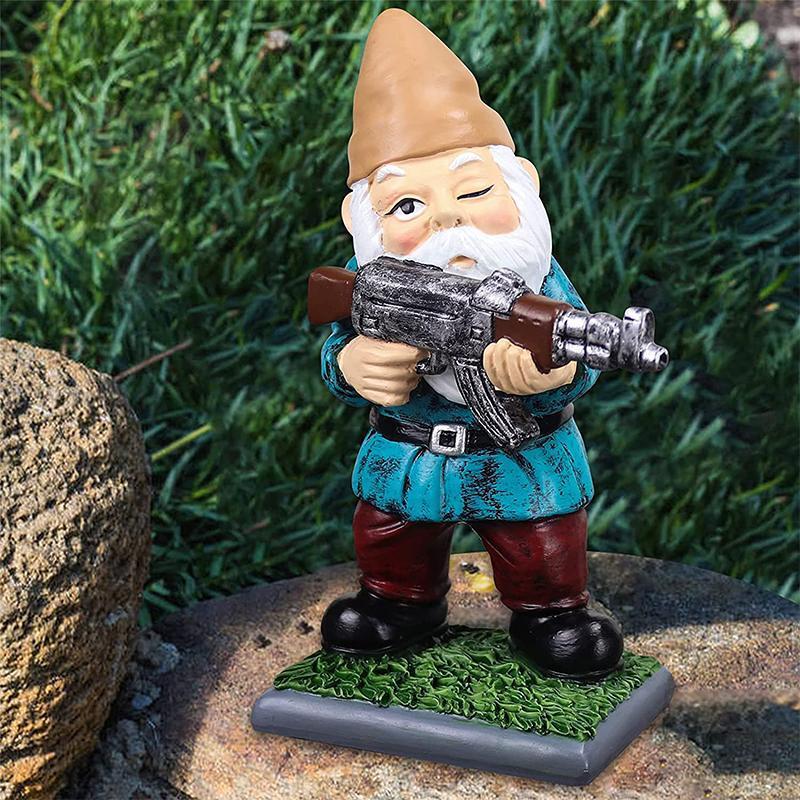 Vivolux | Militärischer Gartenzwerg mit Tarnuniform
