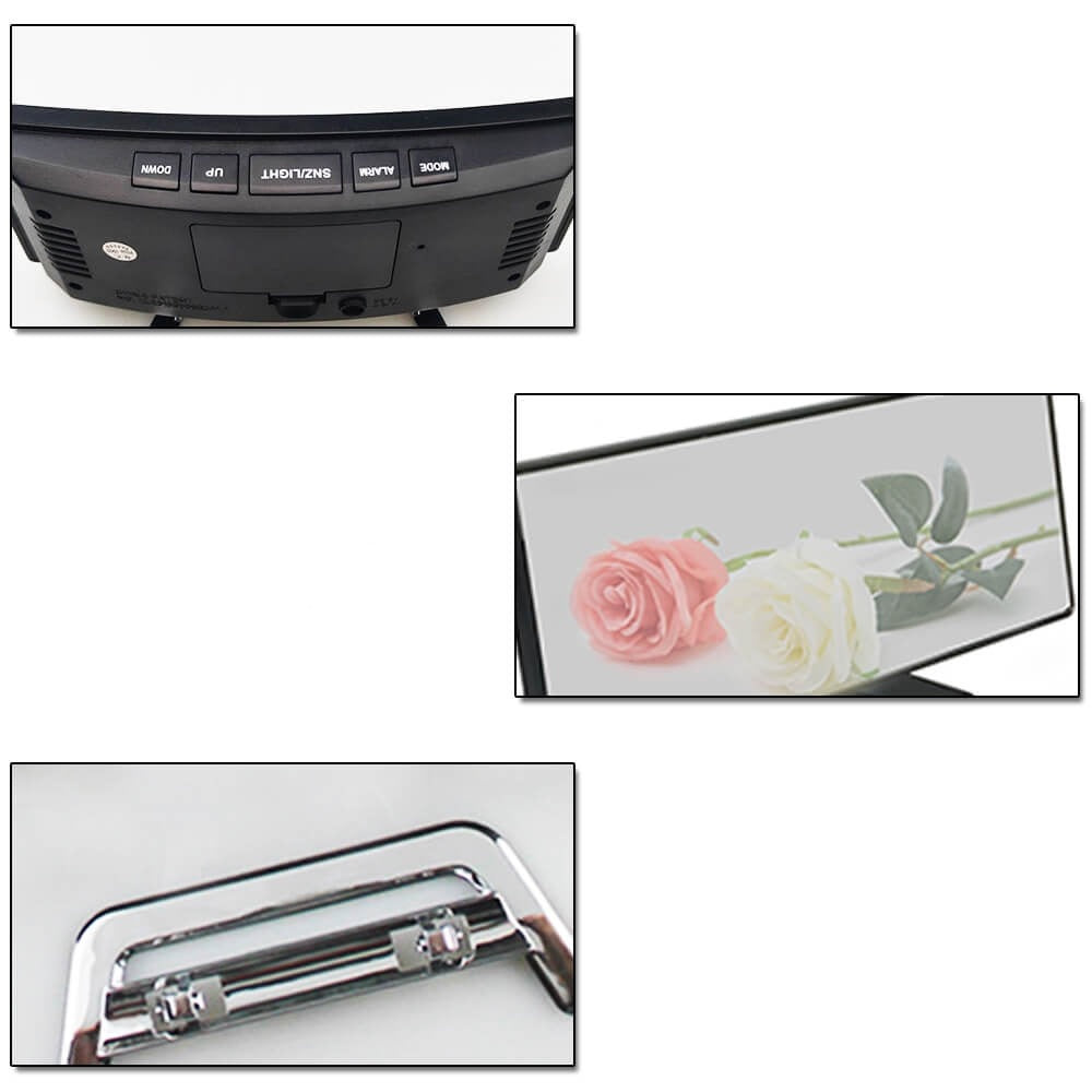 Vivolux | Gebogene LED Digitalwecker - Rass