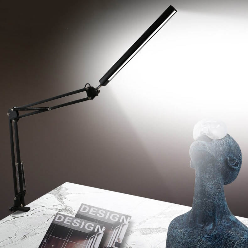 Vivolux | LED Klappbarer Langer Arm Clip Augen Schutz USB Lese Tischlampe