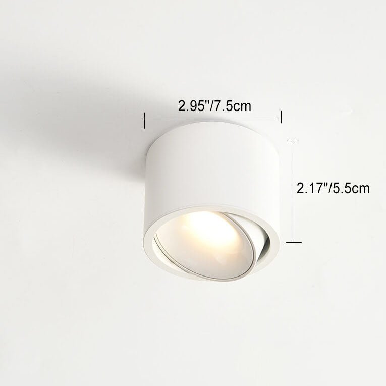 Vivolux | Origo Minimalistische LED Deckenleuchte - Verstellbarer Rund Einbaulampe