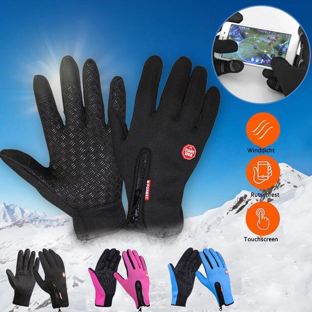 Vivolux | Hochwertige, warme, winddichte und wasserdichte Touchscreen-Handschuhe, Unisex
