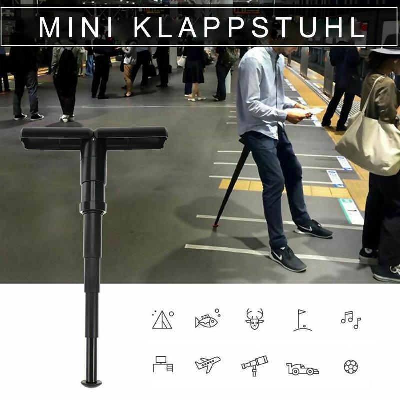 Vivolux | Tragbarer Mini Klappstuhl für Warteschlange im Freien usw.