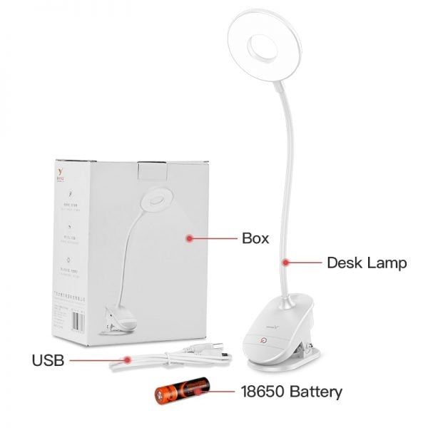 Vivolux | Drahtlose Bettseite Clip-On Lampe