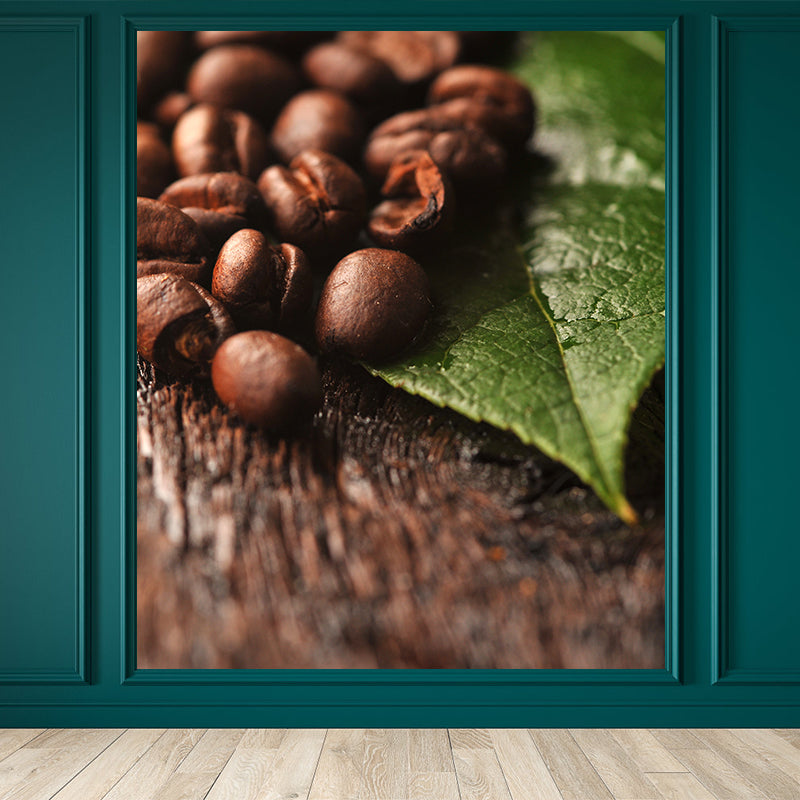 Vivolux | Pastel Farbe Kaffeebohnen Wanddekoration für die Dekoration Moderner Wohnzimmer Wanddekoration