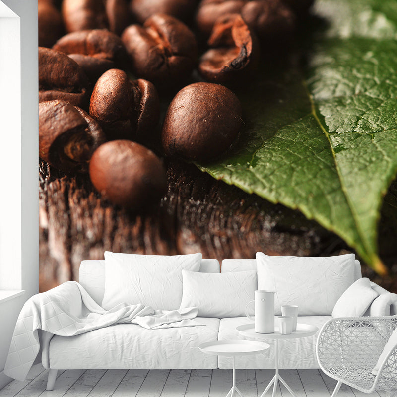 Vivolux | Pastel Farbe Kaffeebohnen Wanddekoration für die Dekoration Moderner Wohnzimmer Wanddekoration
