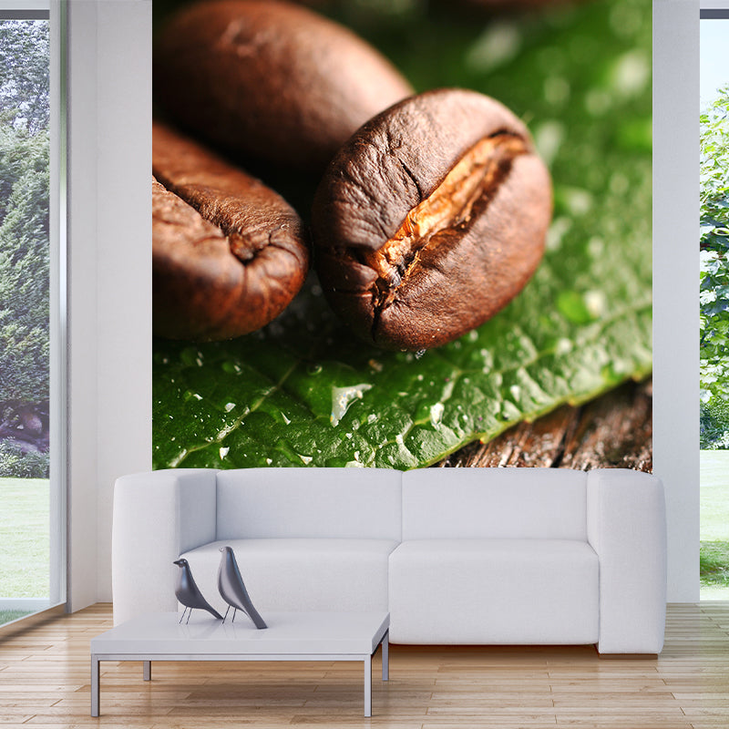 Vivolux | Pastel Farbe Kaffeebohnen Wanddekoration für die Dekoration Moderner Wohnzimmer Wanddekoration