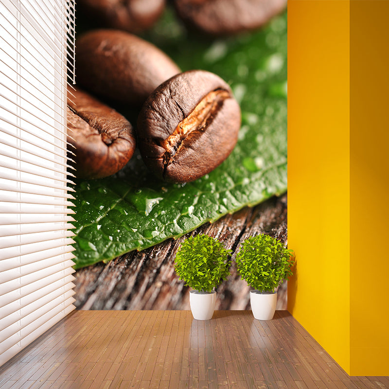 Vivolux | Pastel Farbe Kaffeebohnen Wanddekoration für die Dekoration Moderner Wohnzimmer Wanddekoration