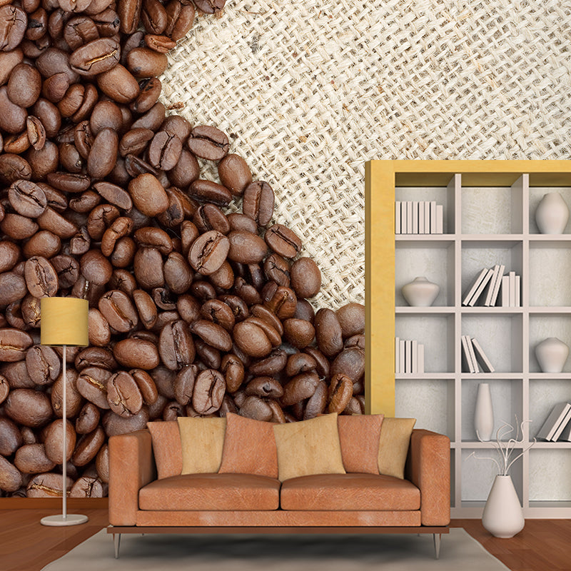 Vivolux | Pastel Farbe Kaffeebohnen Wanddekoration für die Dekoration Moderner Wohnzimmer Wanddekoration