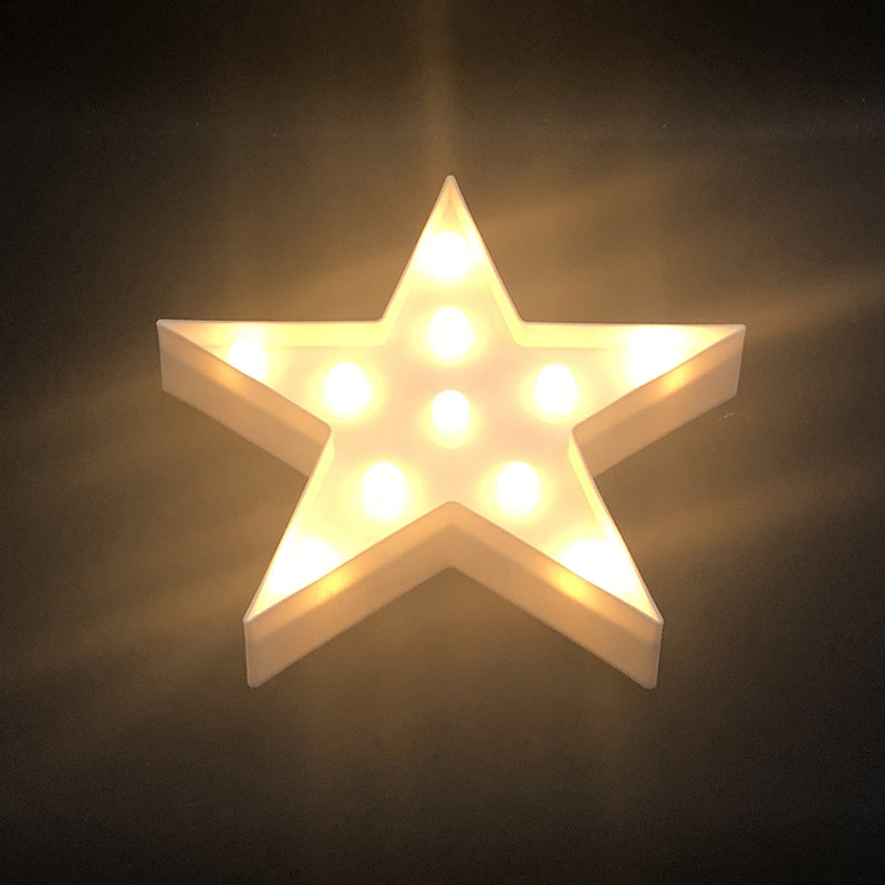 Vivolux | Pentacle Baby Schlafzimmer Nachttischlampe Kunststoff Modern Stil LED Nachbeleuchtung in Gelb