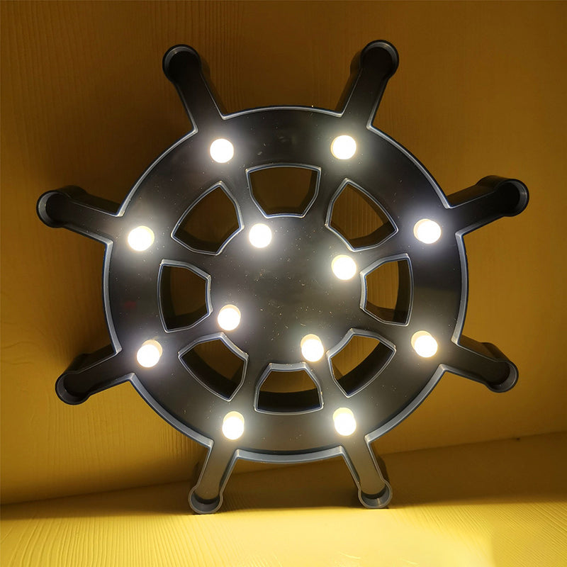 Vivolux | Segel Element Plastik Nachtischlampe Nordic LED Wandlampe für das Babyzimmer
