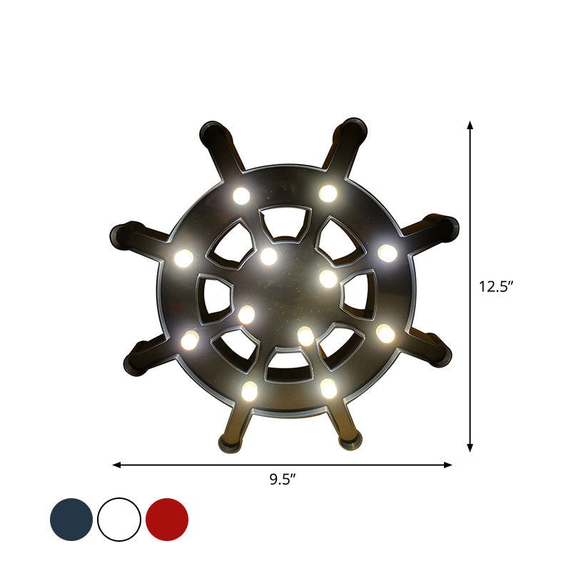 Vivolux | Segel Element Plastik Nachtischlampe Nordic LED Wandlampe für das Babyzimmer