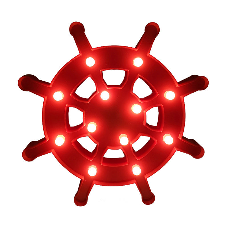 Vivolux | Segel Element Plastik Nachtischlampe Nordic LED Wandlampe für das Babyzimmer
